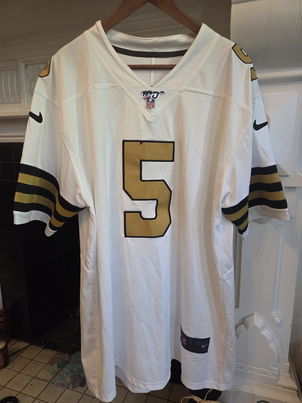 New Orleans Saints Teddy Bridgewater #5 Nike On Field jersey XL - 100th Annive'y